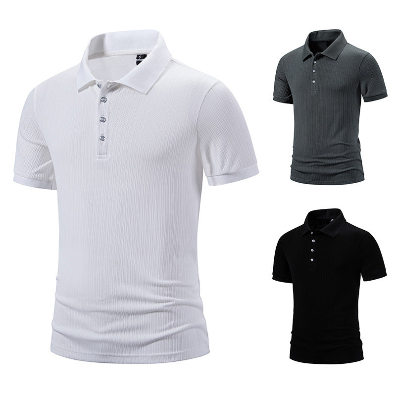 Herren hochwertiges Poloshirt mit moderner Struktur Aliams
