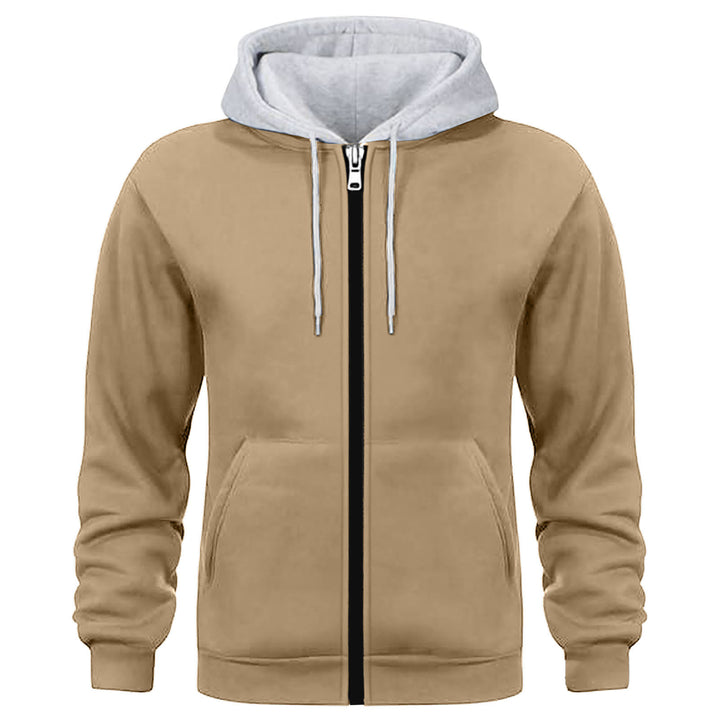 Herren Kapuzenjacke mit doppellagigem Material Aliams