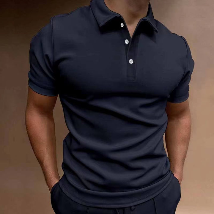 Männer leistungsorientiertes Kurzarm Polo-Shirt Aliams