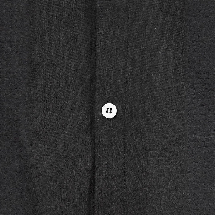 Herren Kreatives Langarmhemd mit asymmetrischem Design Aliams