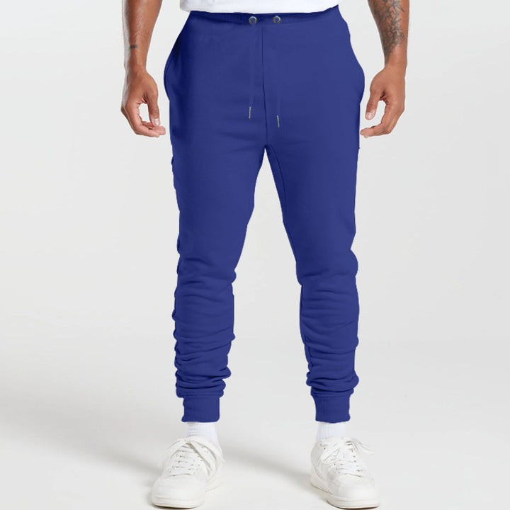 Herren Bequeme Jogginghose mit elastischem Bund und seitlichen Taschen Aliams