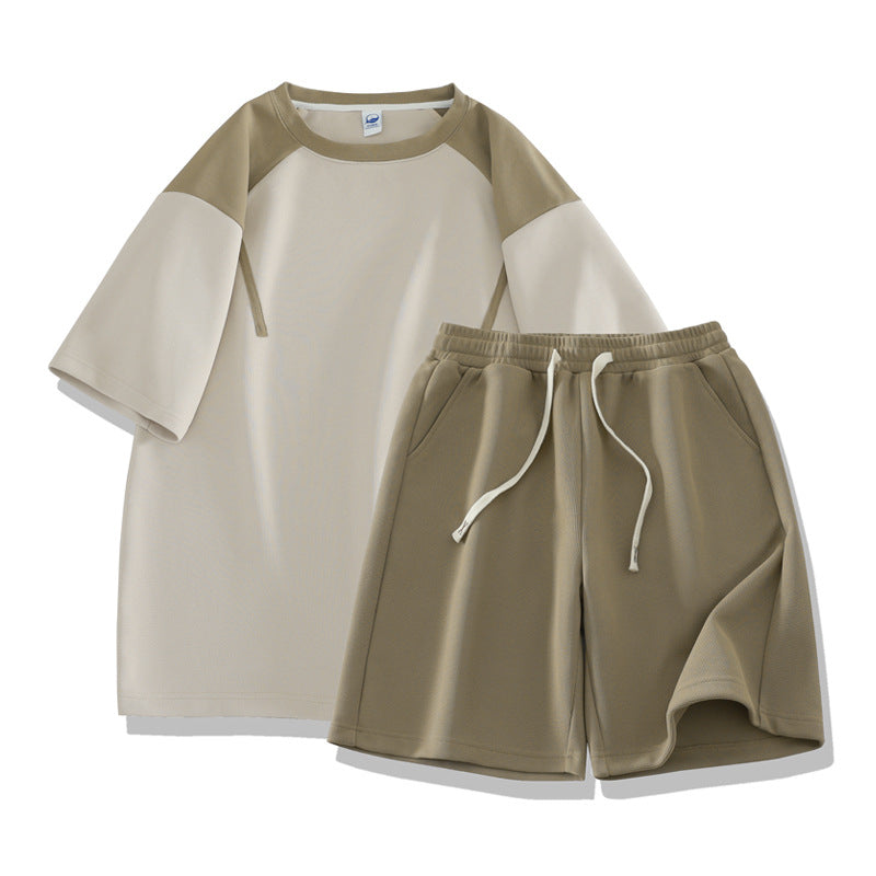 Herren Sportliches Set aus T-Shirt und Shorts mit innovativer Atmungsaktivität Aliams