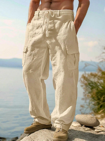 Herren Cargo-Hose mit elastischem Bund und praktischen Seitentaschen Aliams