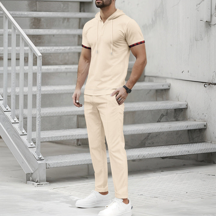 Herren Sportliches Kapuzenset mit funktionalen Taschen und ergonomischem Schnitt Aliams