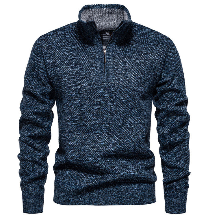 Herren Zip-Pullover mit strukturiertem Design Aliams