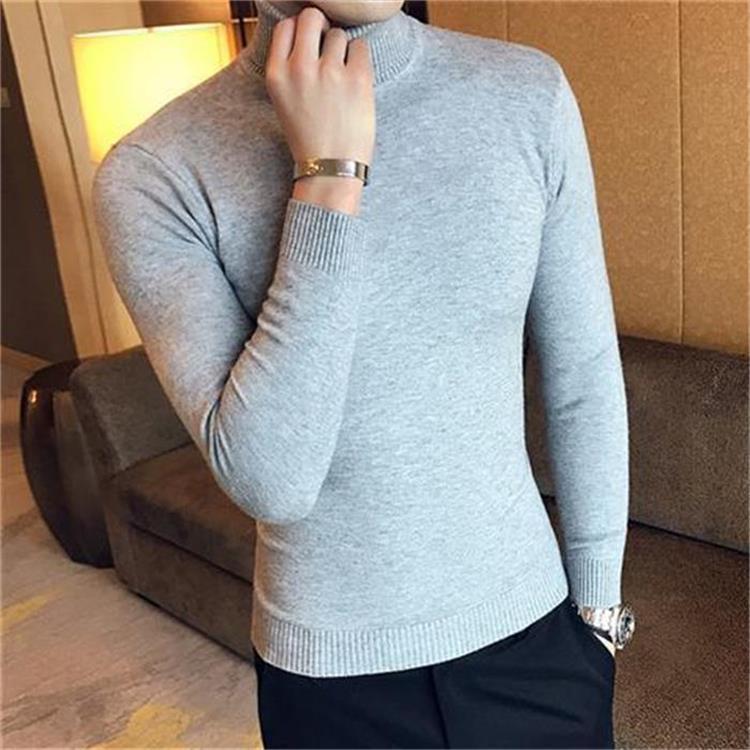 Herren Elegante Rollkragenpullover aus hochwertigem Baumwollmix Aliams