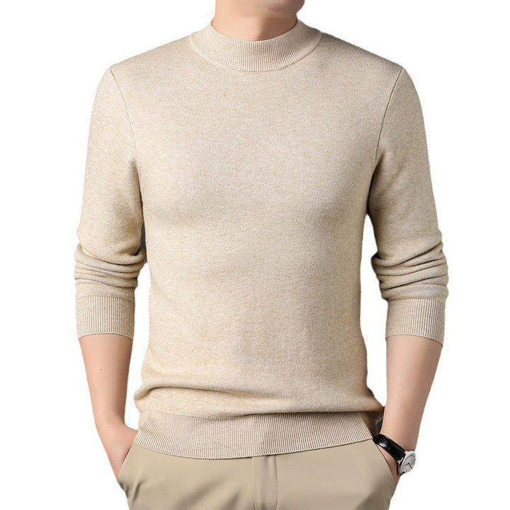 Herren Feiner Rollkragenpullover aus hochwertiger Baumwollmischung Aliams