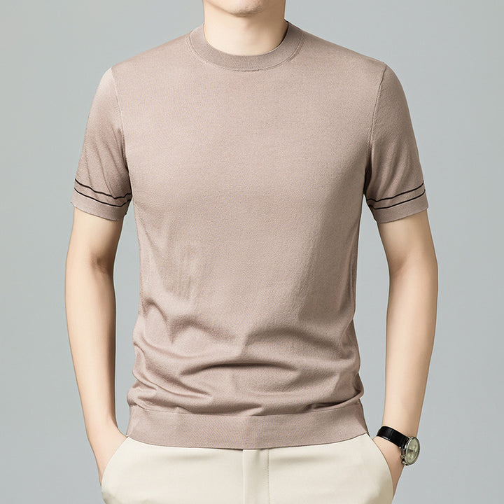 Herren atmungsaktives Langarm-Oberteil aus hochwertigem Baumwollmix Aliams