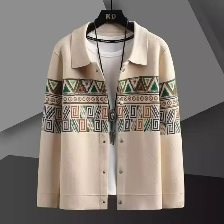 Damen Jacke mit einzigartigem geometrischem Muster Aliams