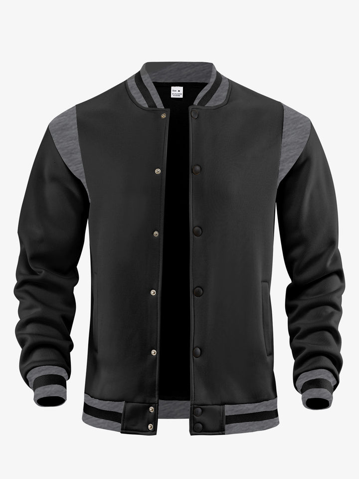 Herren Baseballjacke mit kontrastierenden Ärmeln Aliams