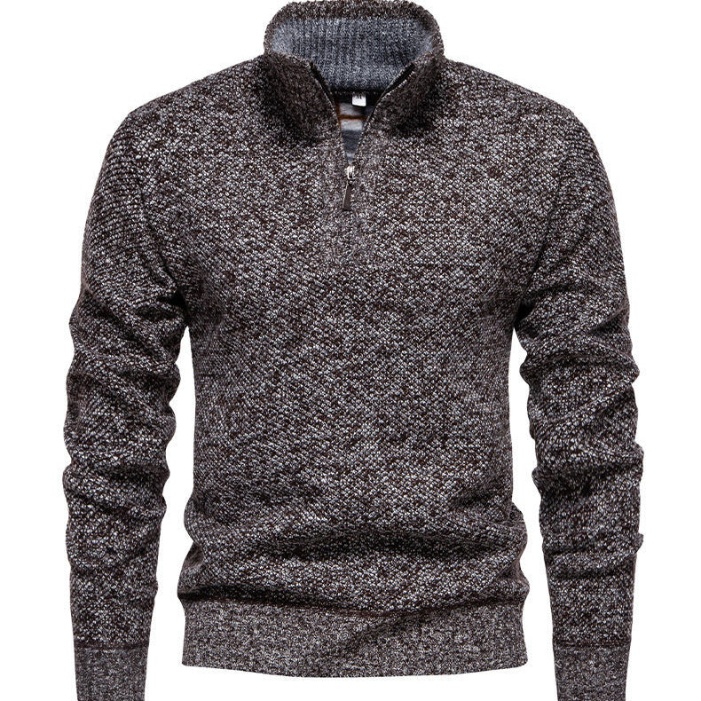 Herren Zip-Pullover mit strukturiertem Design Aliams