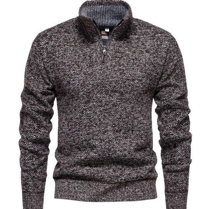 Herren Zip-Pullover mit strukturiertem Design Aliams