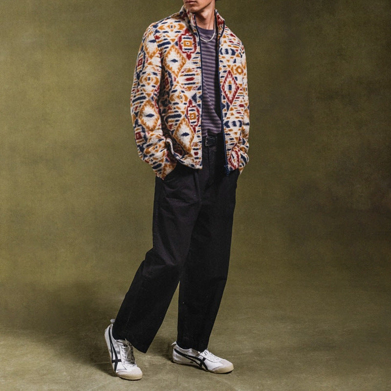 Herren stilvolle gemusterte Jacke Aliams