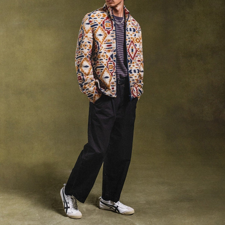 Herren stilvolle gemusterte Jacke Aliams