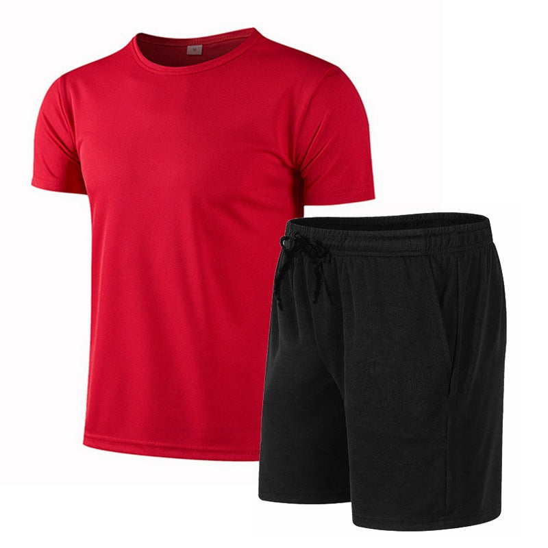 Herren sportliches Funktionsset mit T-Shirt und Shorts Aliams