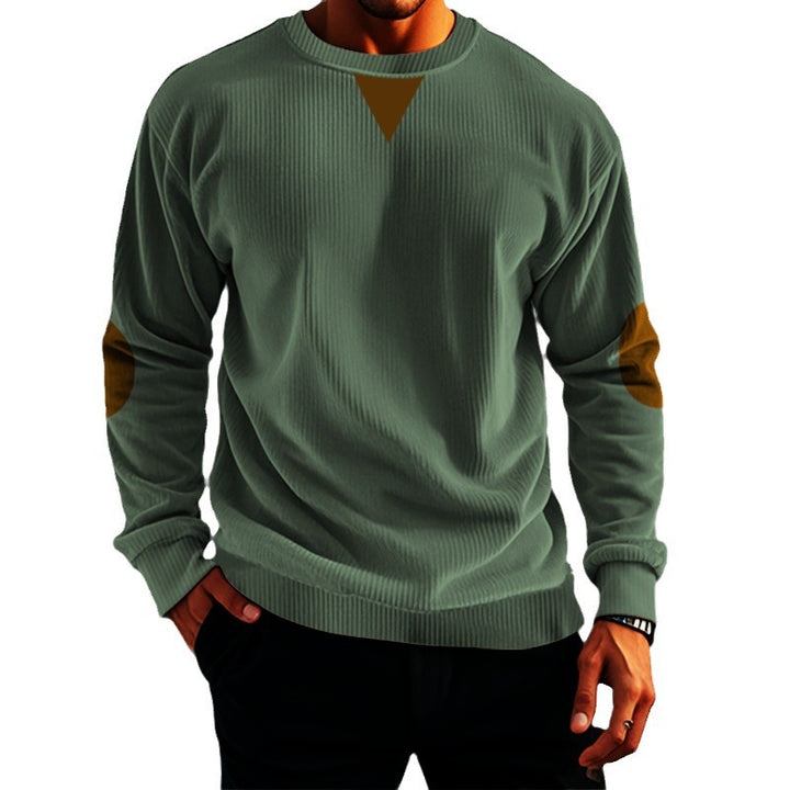 Herren komfortabler Fleece-Pullover mit Struktur Aliams