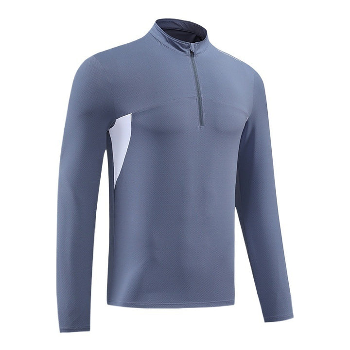 Herren Funktions-Thermoshirt mit Stehkragen und Reißverschluss Aliams