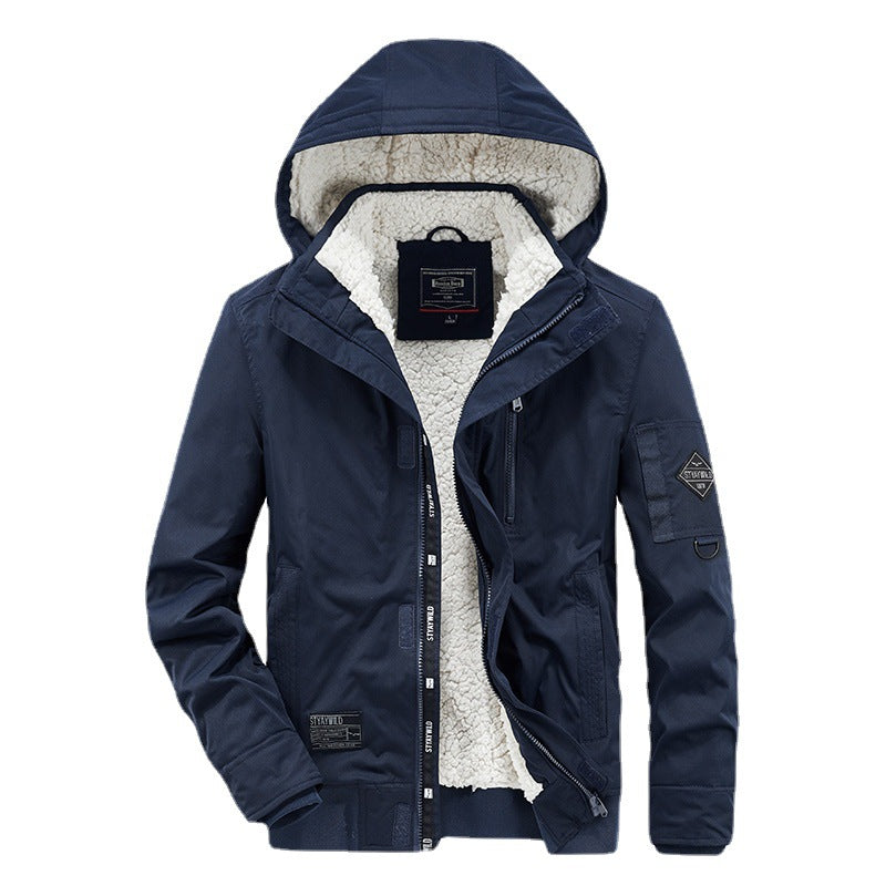 Herren technische Übergangsjacke mit warmem Innenfutter Aliams