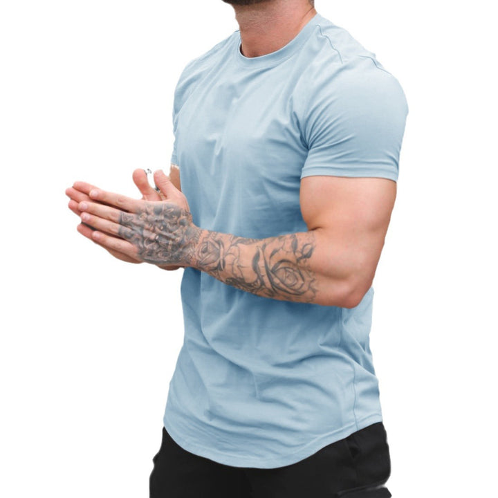 Herren Komfortables Fitness T-Shirt Aliams