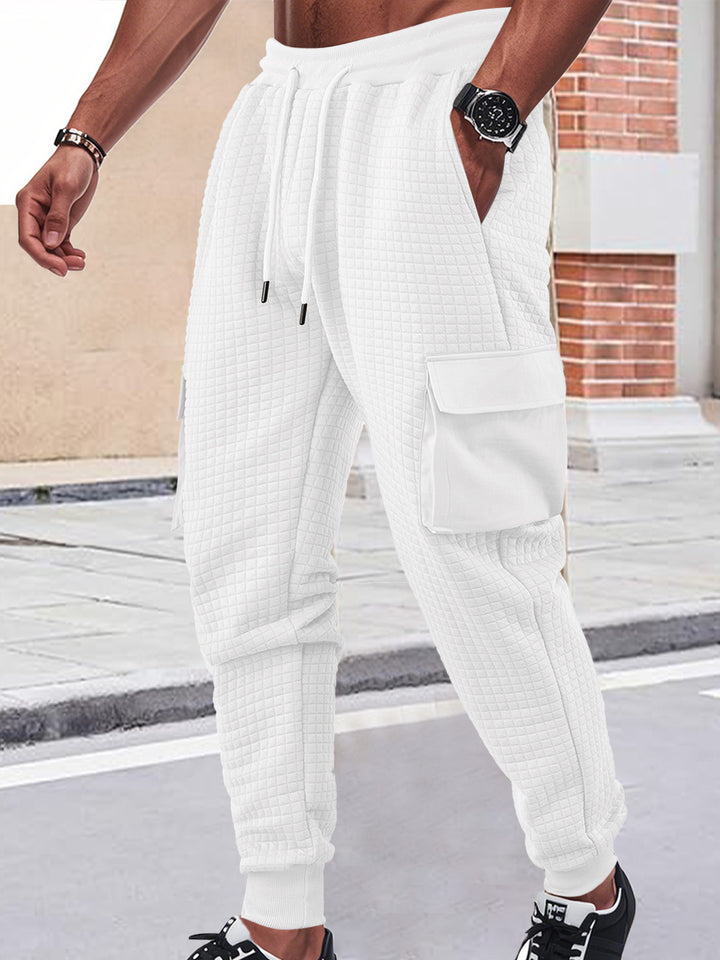 Herren Cargo-Jogginghose mit atmungsaktivem Material und praktischen Seitentaschen Aliams