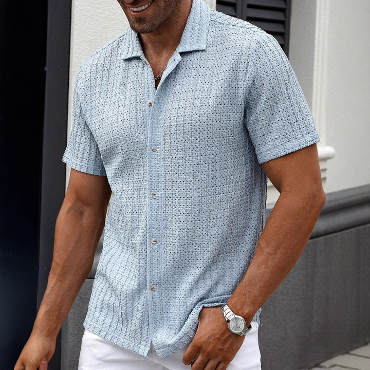 Herren Kurzarmhemd Aliams