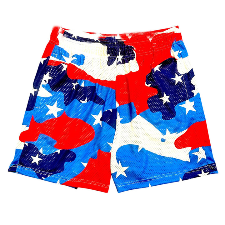 Jungen patriotische Camouflage-Badehose Aliams