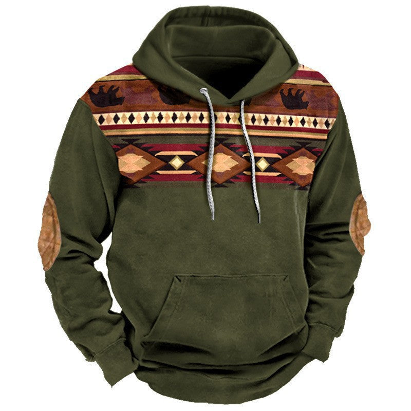 Herren Kapuzenpullover mit Western- und Cowboy-Design Aliams