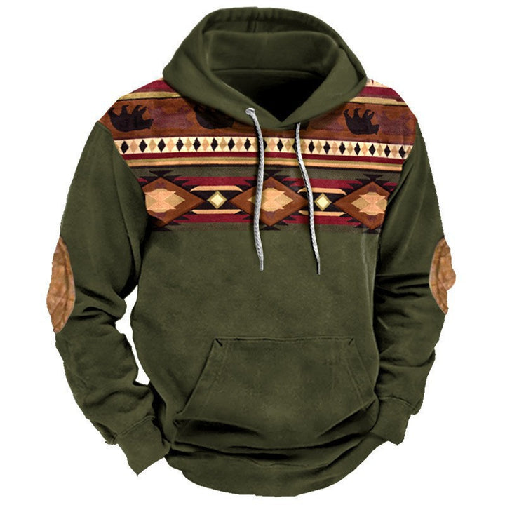 Herren Kapuzenpullover mit Western- und Cowboy-Design Aliams