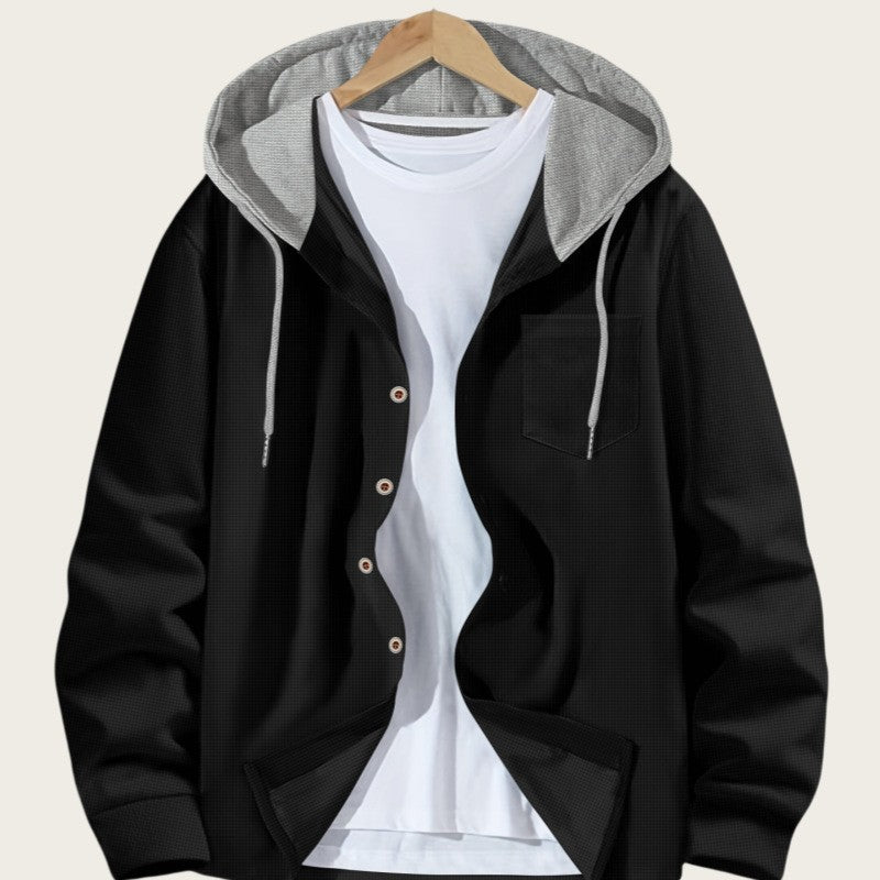Herren Freizeitjacke mit Kapuze und modischem Design Aliams