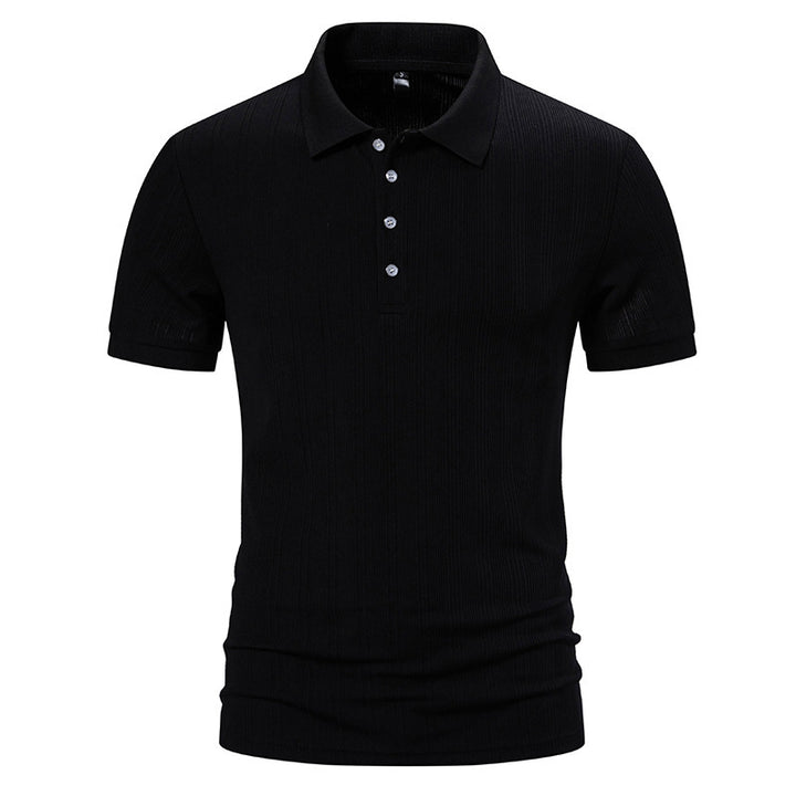 Herren Poloshirt mit strukturiertem Design und hochwertiger Baumwollmischung Aliams