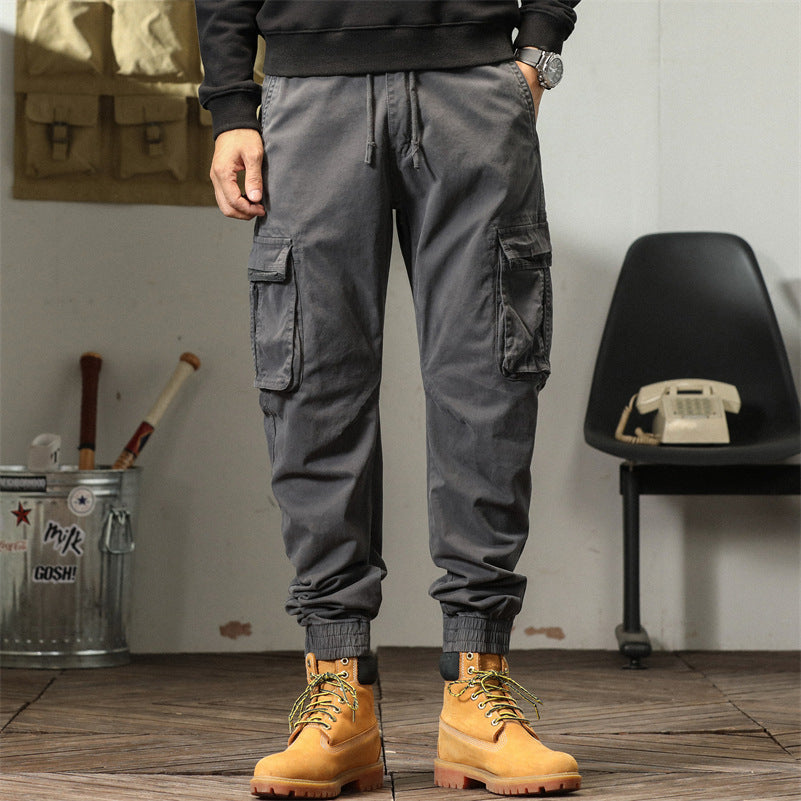 Herren Cargo-Jogginghose mit elastischem Bund und praktischen Seitentaschen Aliams