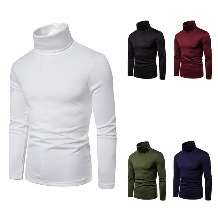 Herren Rollkragenpullover aus weichem Strickmaterial Aliams