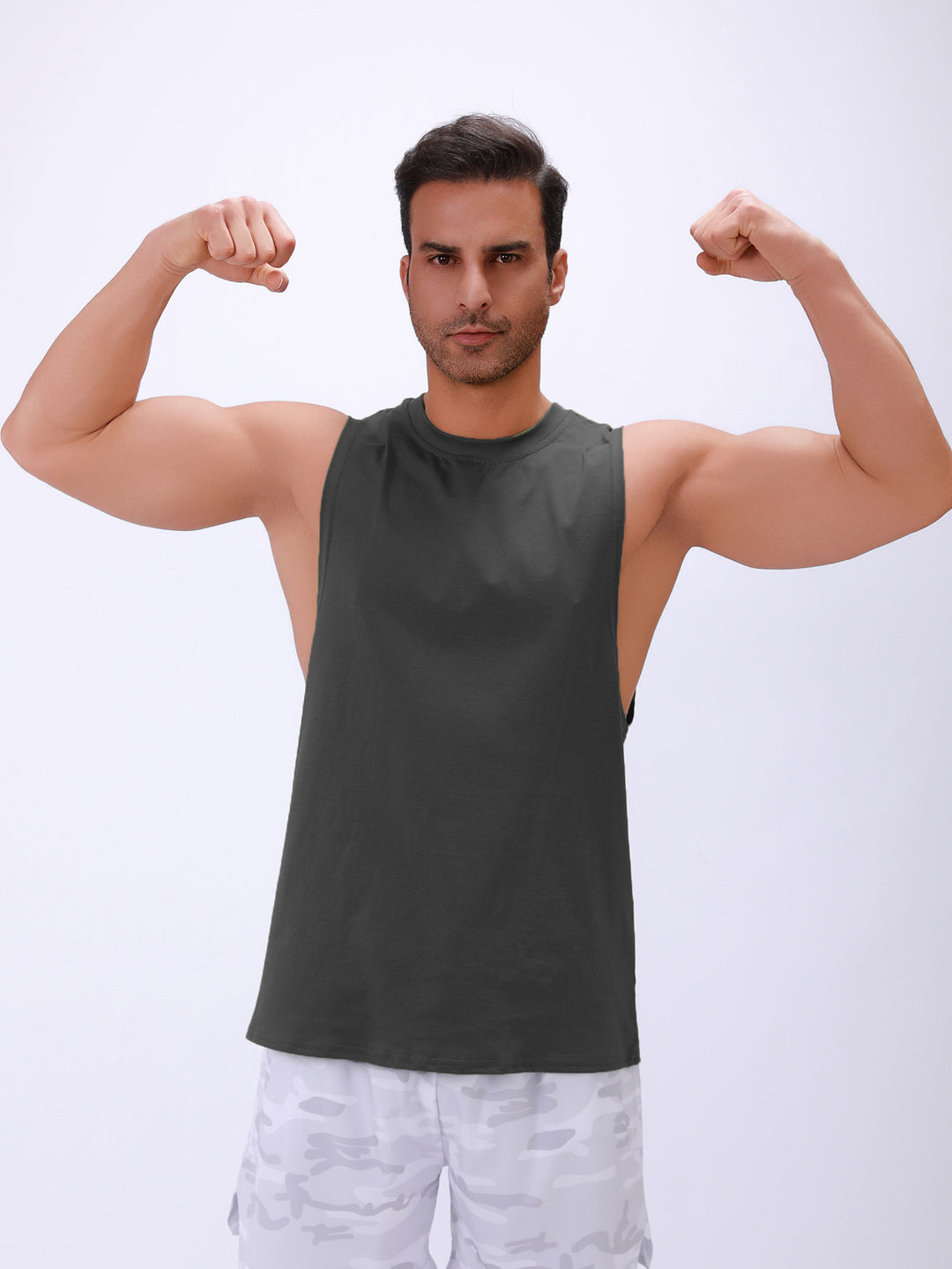 Herren Atmungsaktives Sporttanktop mit schmalen Trägern Aliams