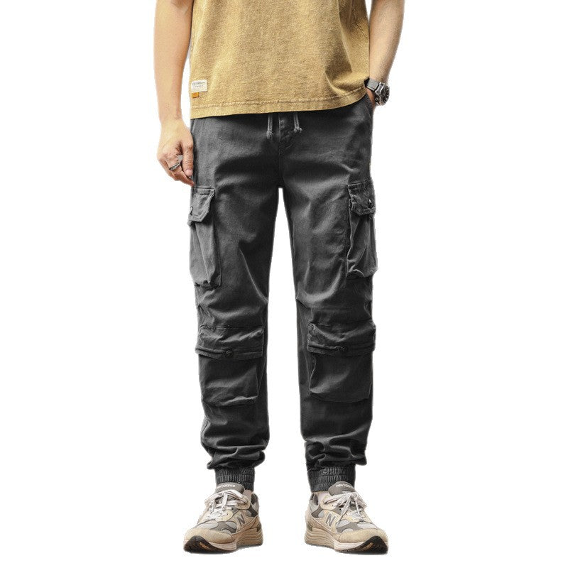 Herren komfortable Cargo-Hose mit elastischen Bündchen Aliams