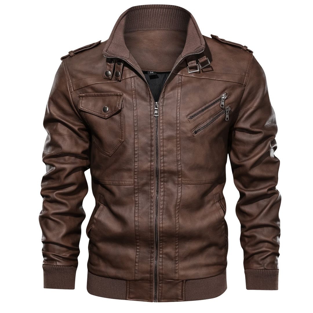 Herren Kunstlederjacke Aliams