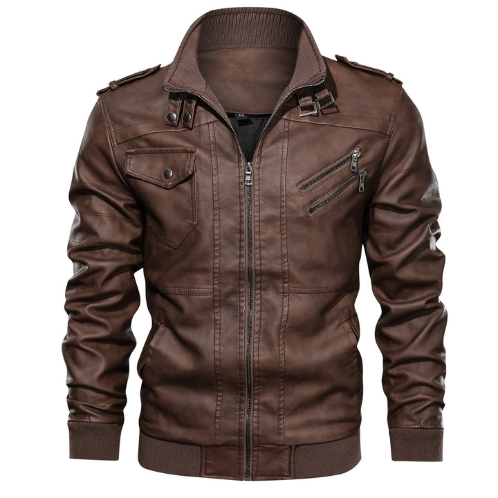 Herren Kunstlederjacke Aliams