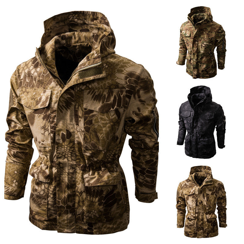 Herren Outdoor-Jacke mit camouflage Design und praktischen Taschen Aliams