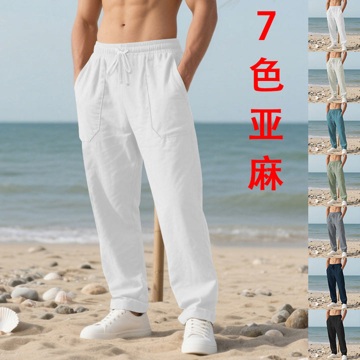 Herren entspannte Strandhose Aliams