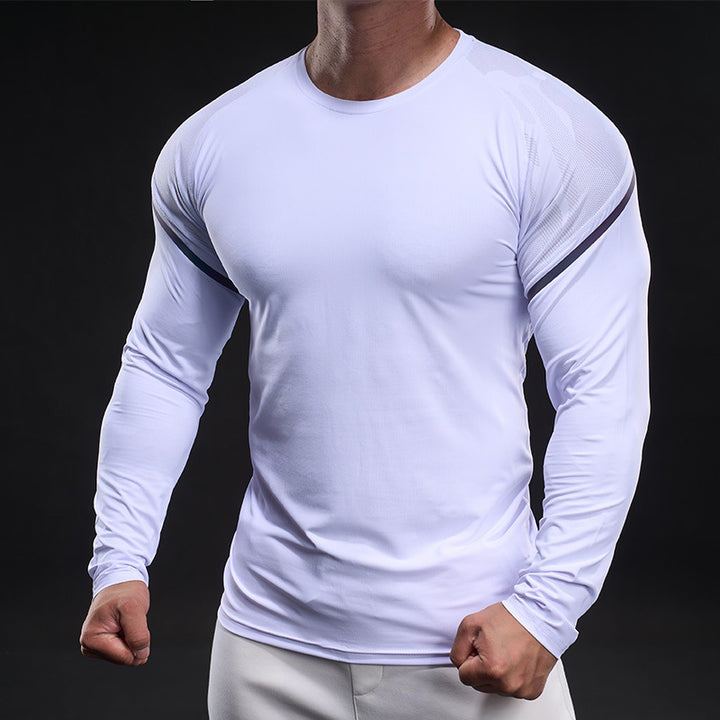 Herren sportliches Langarm-Funktionsshirt Aliams