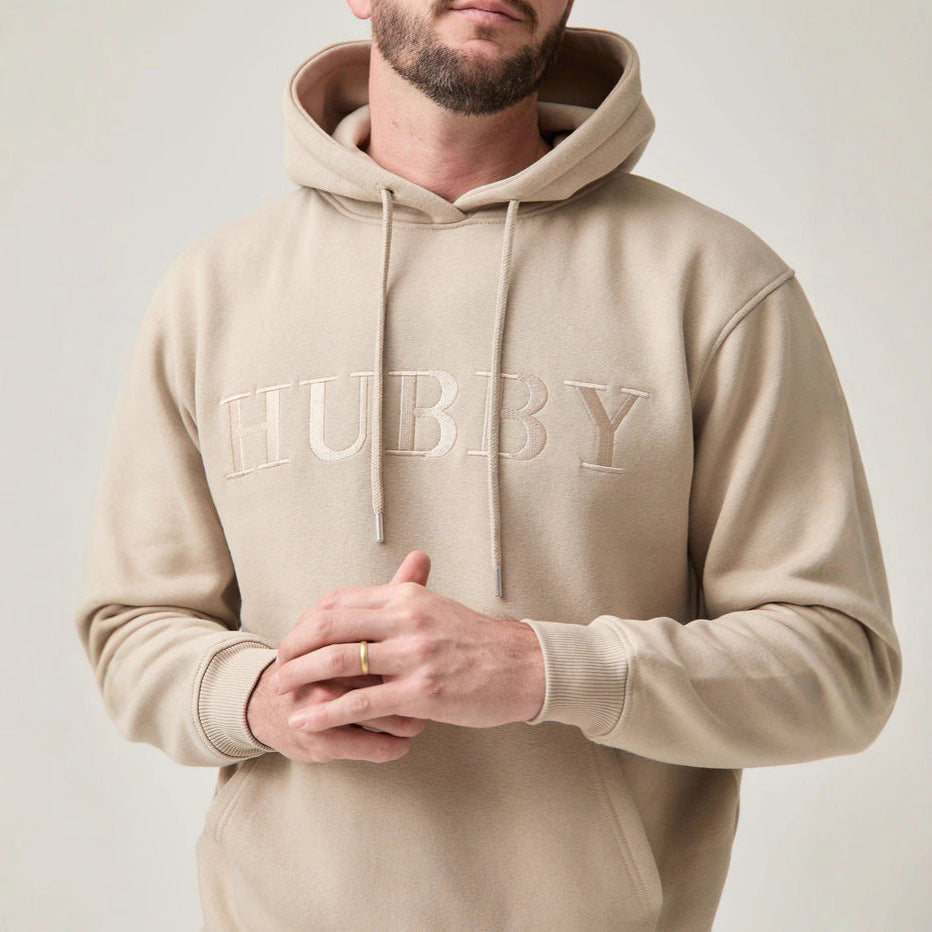 Herren Kapuzenpullover mit stilvollem Schriftzug Aliams
