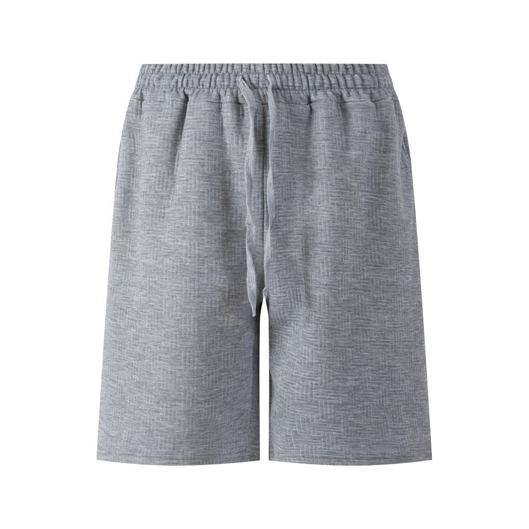 Herren Freizeit-Shorts mit elastischem Bund und innenliegendem Kordelzug Aliams