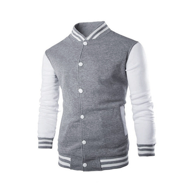 Herren varsity Jacke mit kontrastierenden Ärmeln und sportlichen Details Aliams