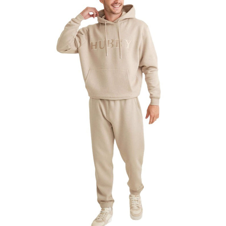 Herren Kapuzenpullover mit stilvollem Schriftzug Aliams