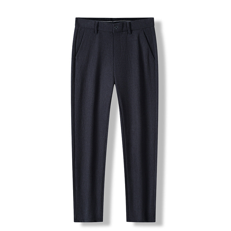 Herren elegante Anzughose mit feiner Struktur und modernem Schnitt Aliams