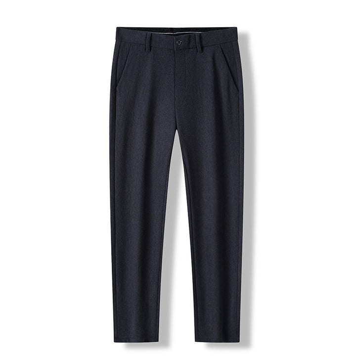 Herren elegante Anzughose mit feiner Struktur und modernem Schnitt Aliams