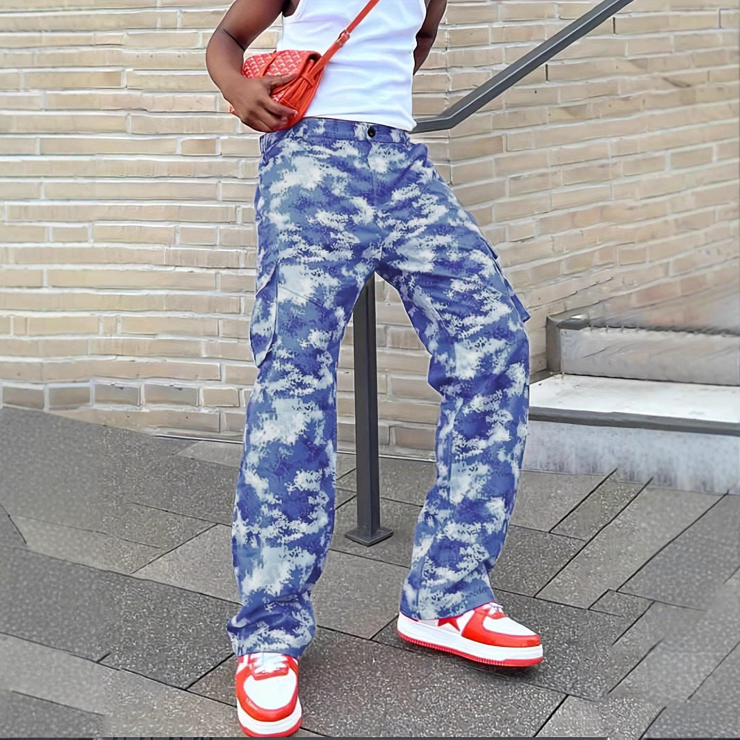 Herren Camouflage Cargo-Hose Aliams