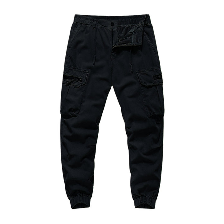 Herren Cargo-Hose mit elastischem Bund und mehreren praktischen Taschen Aliams