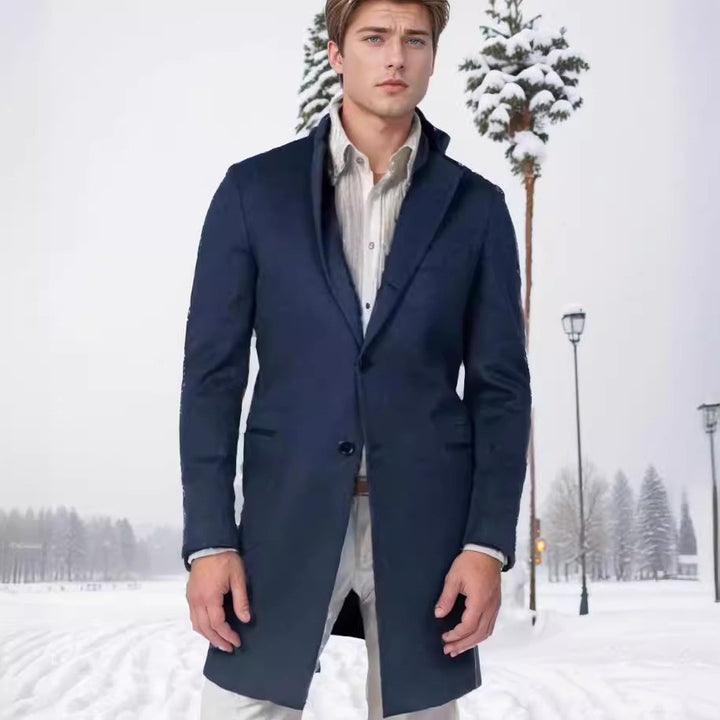 Herren eleganter Langblazer im modernen Schnitt Aliams