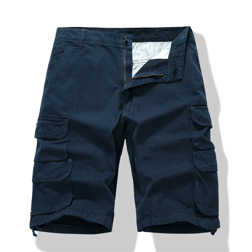Herren cargo Shorts mit praktischen Seitentaschen und atmungsaktiver Baumwollmischung Aliams
