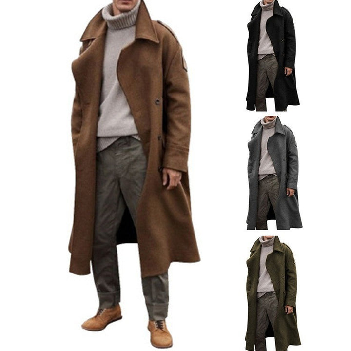 Herren langer Trenchcoat Aliams